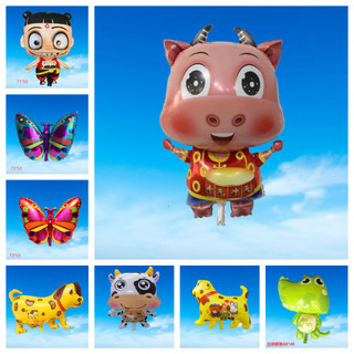 Espaço bola dos desenhos animados Animal balão simulação modelagem manchado cão pavão crocodilo flutuante novo estilo ba
