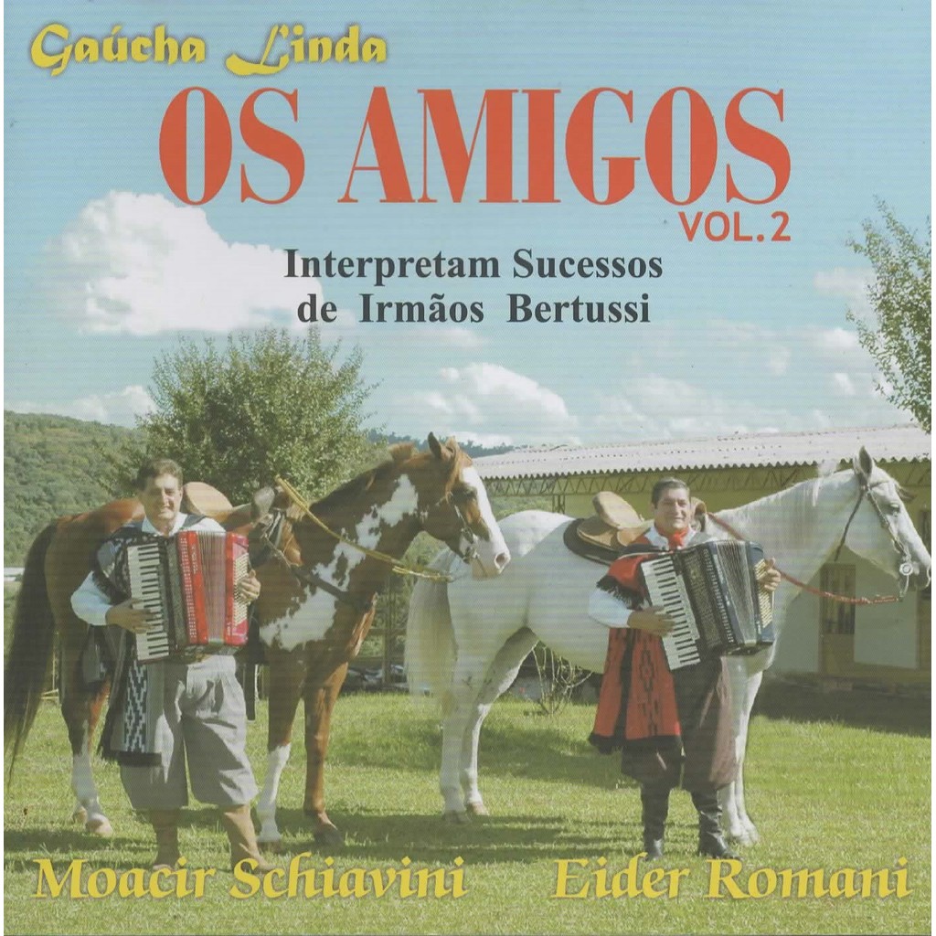 CD - Os Amigos - Interpretam Sucessos de Irmãos Bertussi 2