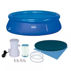 Piscina Inflável 2400 Litros Redonda Splash Fun Capa Forro e Filtro 2200L 127v Mor
