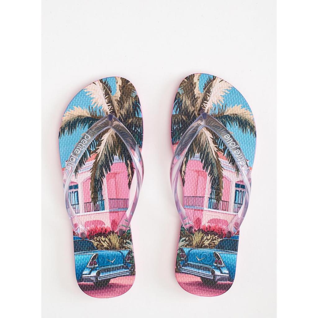 Chinelo Petite Jolie Fresh Translúcido/Miami PJ6969