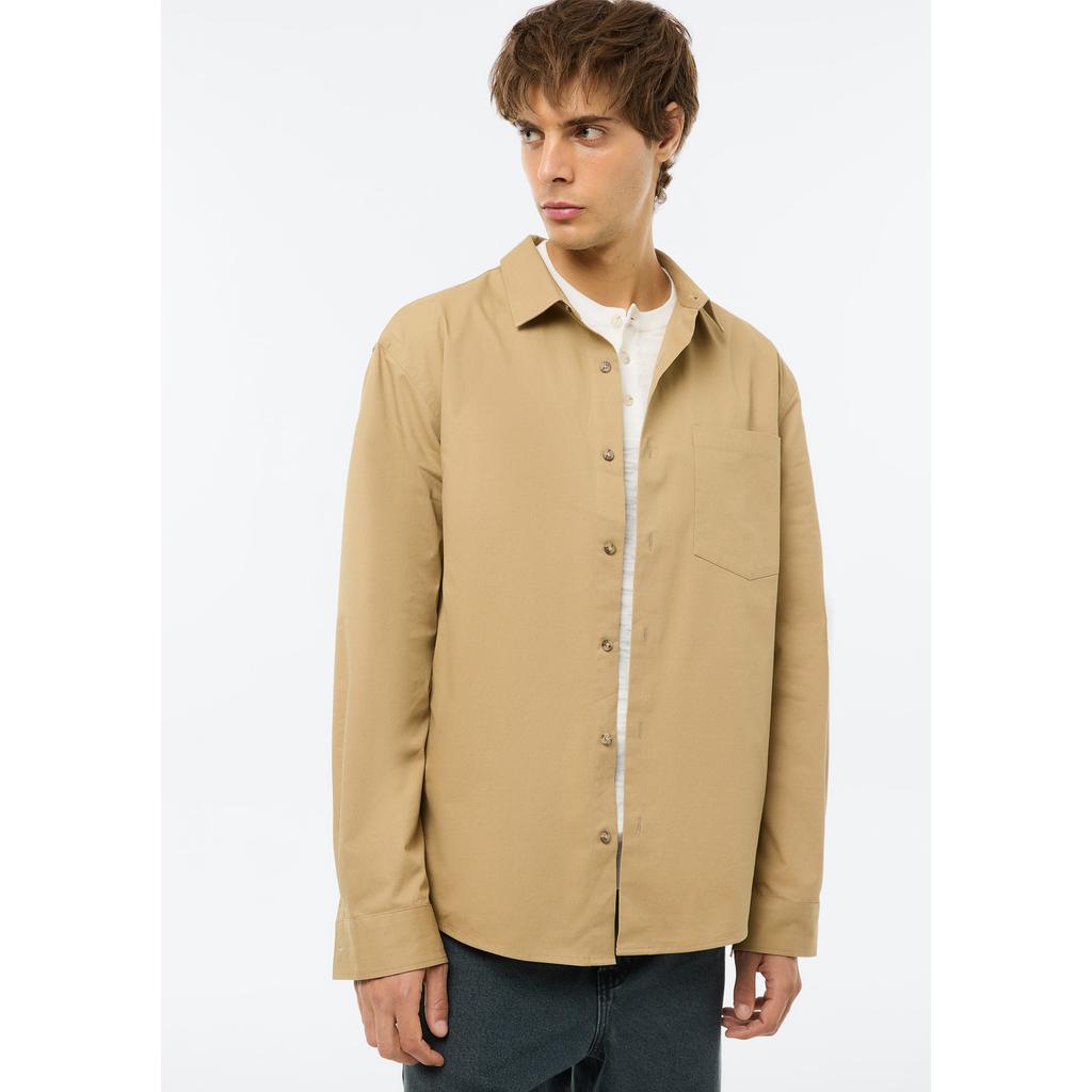 Camisa Masculina Comfort Em Sarja