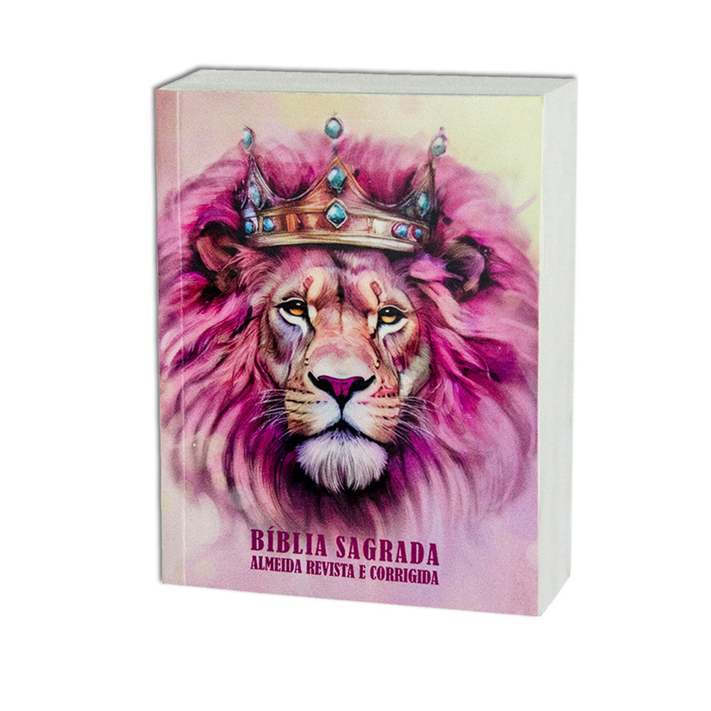 Bíblia Sagrada - Brochura Leão Feminina | ARC - João Ferreira de Almeida - Ed. de Promessas