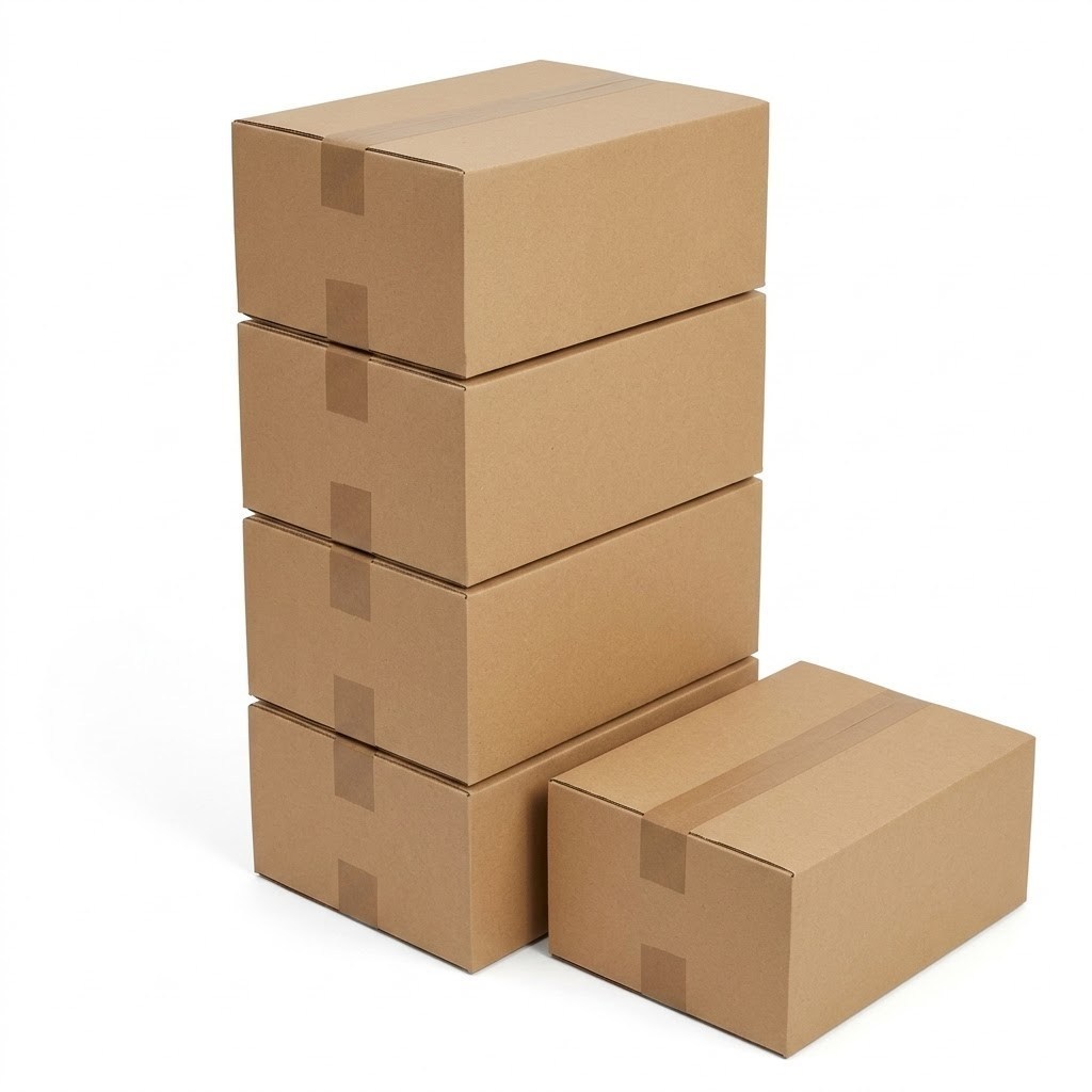 Kit 100 Caixas Papelão 16X11X6 Pequenos Envios Ecommerce Montagem Rápida Kraft