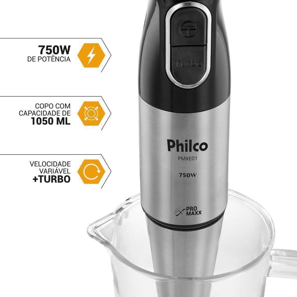 Mixer Philco Inox com Copo 1050ml 750W PMXE01 · foto 2