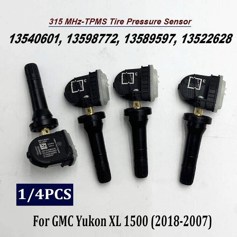 Sensor De Monitor De Pressão Dos Pneus 1/4PCS 13540601 TPMS 315Mhz 13516164 13598772 13589597 13522628 Para C-hevy B-uic