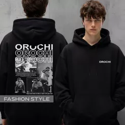 Moletom Canguru Orochi Rapper Frase Álbum Amor De Fim De Noite Vida Cara Rasa Blusa De Frio