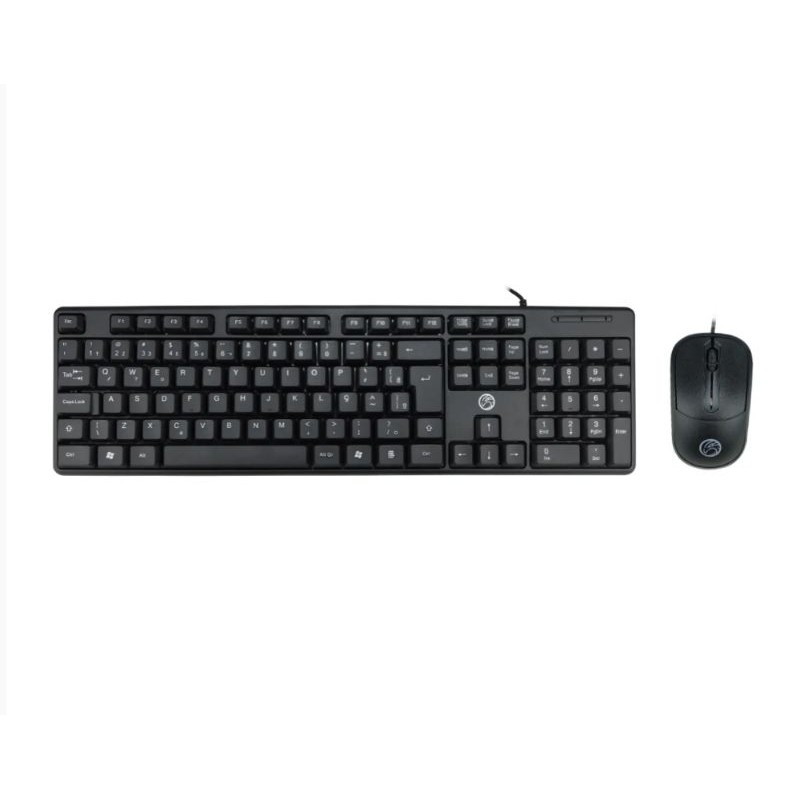 Kit Teclado e Mouse BrazilPC BPC-8236/129 USB com Fio