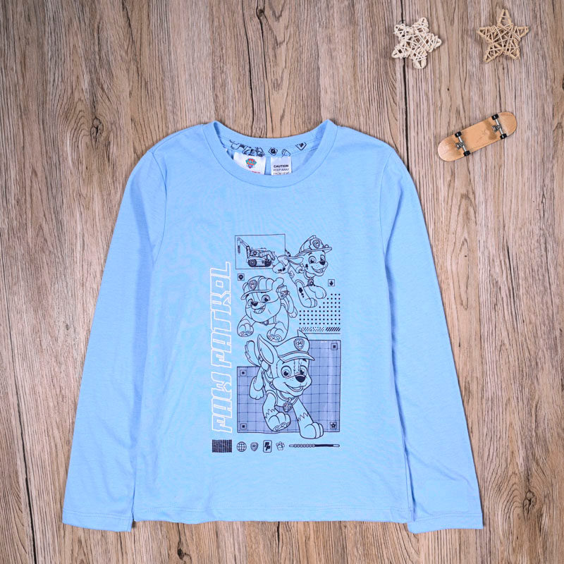 W comércio exterior europeu americano primavera outono meninos algodão de manga comprida camiseta menino bebê bonito dos