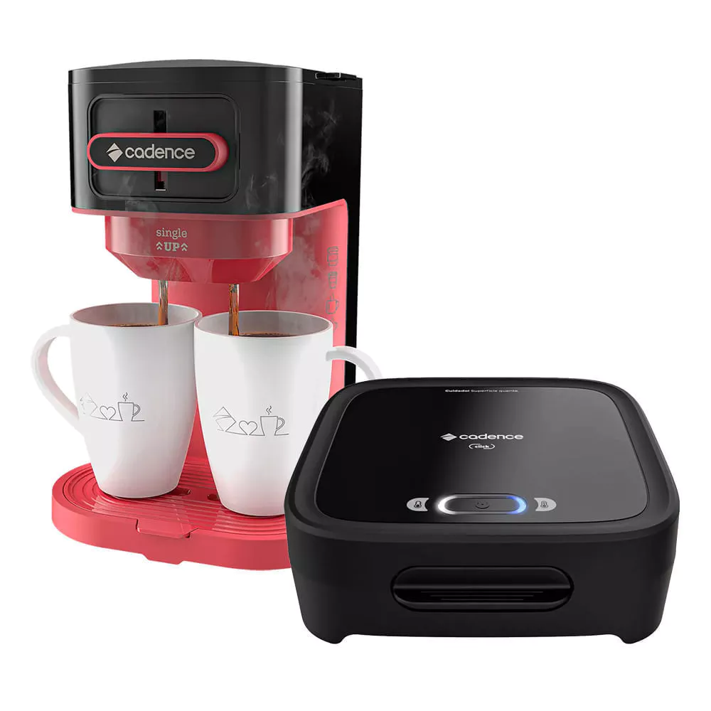 Kit Click Cadence - Sanduicheira e Cafeteira Single Up — imagem 1