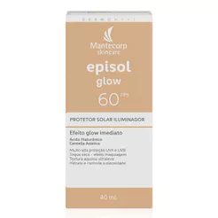 Protetor Solar Iluminador MANTECORP Episol Glow FPS 60 40ml