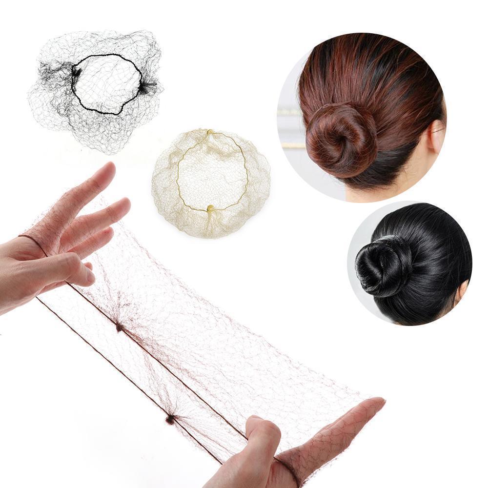20/40 Pcs Redes De Cabelo Invisíveis Mulheres Moda Ferramenta De Estilo Acessórios Para Ballet Snood