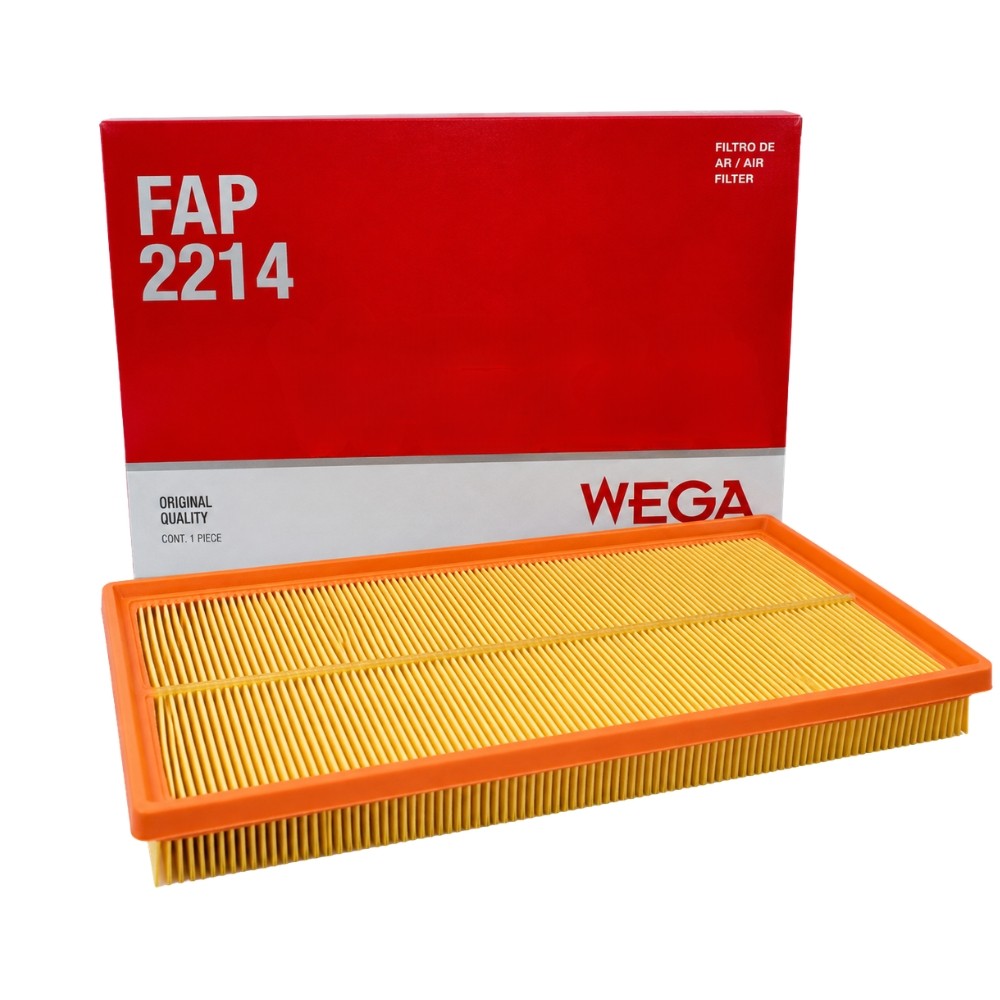 Filtro ar Motor Fox Gol Voyage 1.0 2008 2009-2015/ Wega