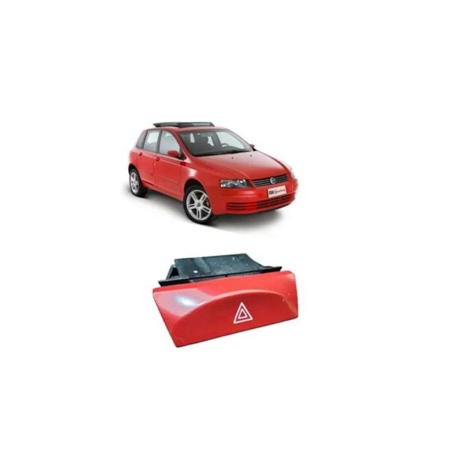 INTERRUPTOR BOTÃO PISCA ALERTA FIAT STILO - ORIGINAL