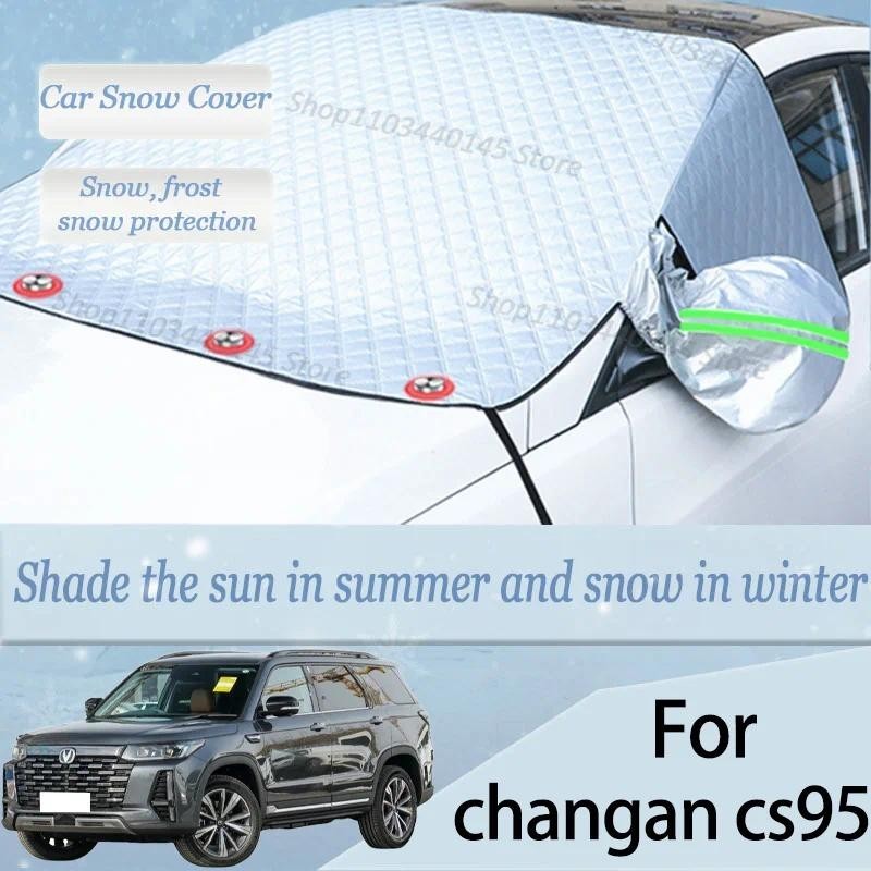 Para changan cs95 Carro Neve Pára-Brisas , Geada , Poeira E Viseira UV , Roupas De Inverno , Magnético Grosso