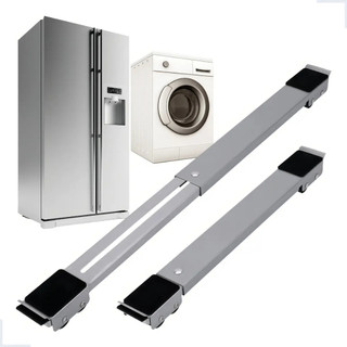 Suporte Base Rodinhas Ajustável P/ Geladeira Fogão Máquina Marca BOAS Suporte Base Rodinhas Ajustável P/ Geladeira Fogão