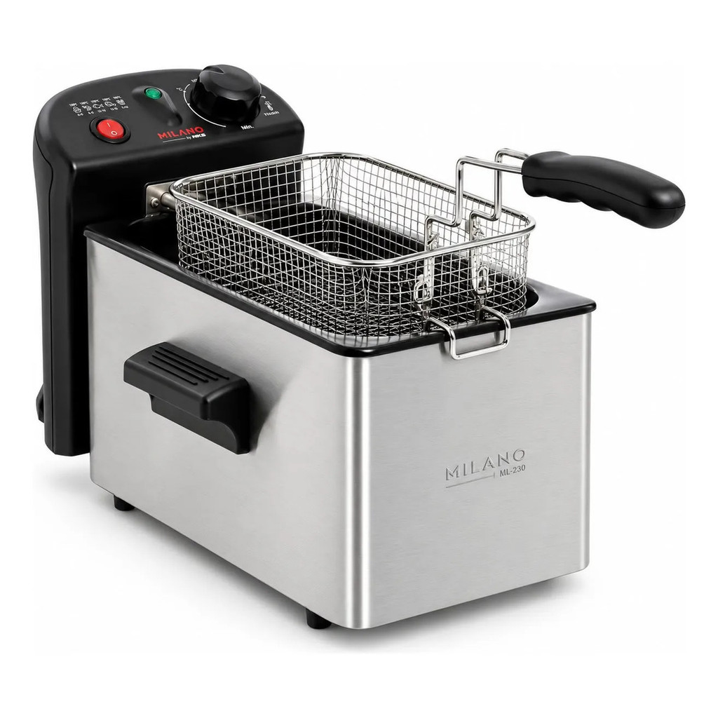 Fritadeira Eletrica Aço Inox 110v 3 Litros Oleo Festa Batata