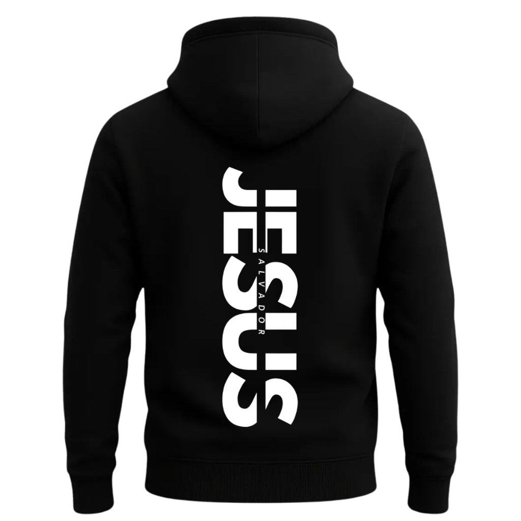 Moletom Agasalho Jesus Cristo Personalizado Street Rap Trap Masculino e Feminino Tecido Premium Blusa Flanelado