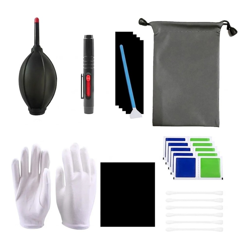 Kit Limpeza 20 Em 1 Para Câmera Lente Sensor Profissional