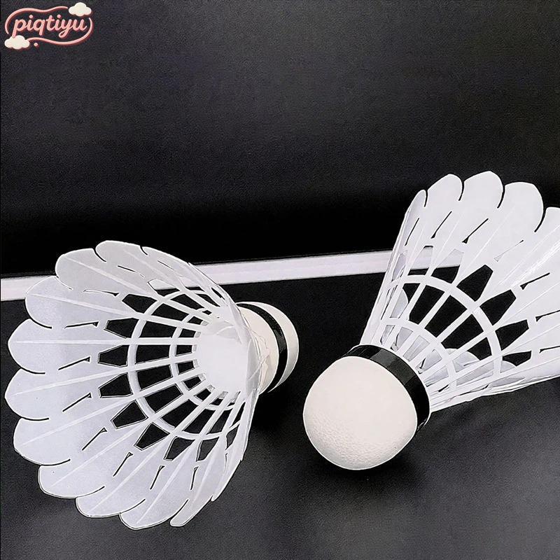 piqtiyu Badminton Shuttlecos Durável De Alta Elasticidade 3/6/12 Pcs Pa Para Treinamento Interno E Externo Jogos Esporti