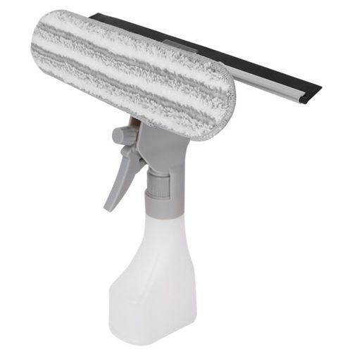 Rodo Limpa Vidro Recipiente 250ml Microfibra Borracha Sortido Clean Tech