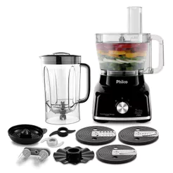 Multiprocessador Philco 1700W 9 em 1 Preto PMP1600P