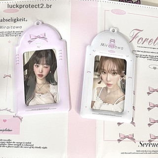 Porta-Cartões LP Sweet Ballet Style 3 Polegadas Idol Photcards Mangas Protetoras Capa Para Com Arco Kawaii .
