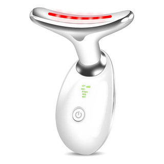 Massageador Facial Eletrico Pescoço Led Lift Fototerapia Ant Rugas Usb