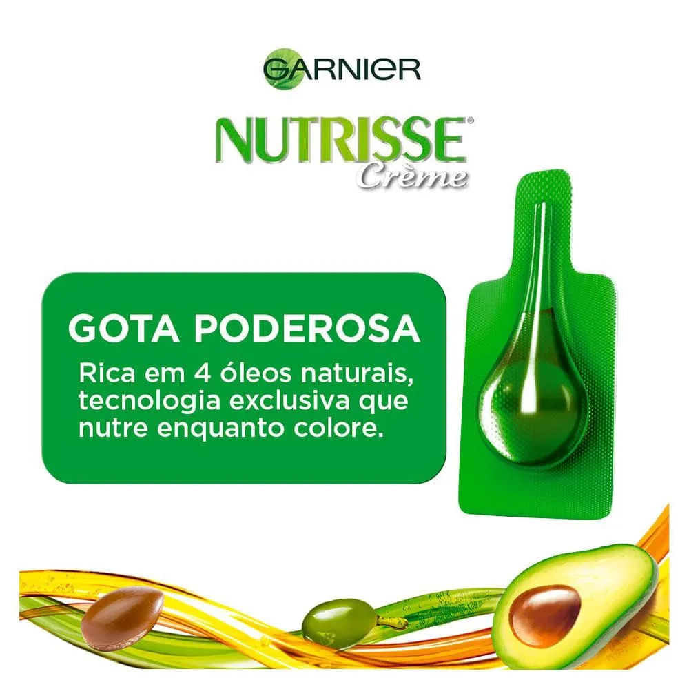 Tintura Amêndoa Castanho Claro NUTRISSE GARNIER 120ml — imagem 2 de 2