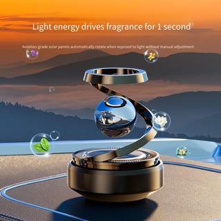 Carro aromaterapia Perfume de carro Solar decoração de carro suspensão rotativa fragrância Interior Console central deco