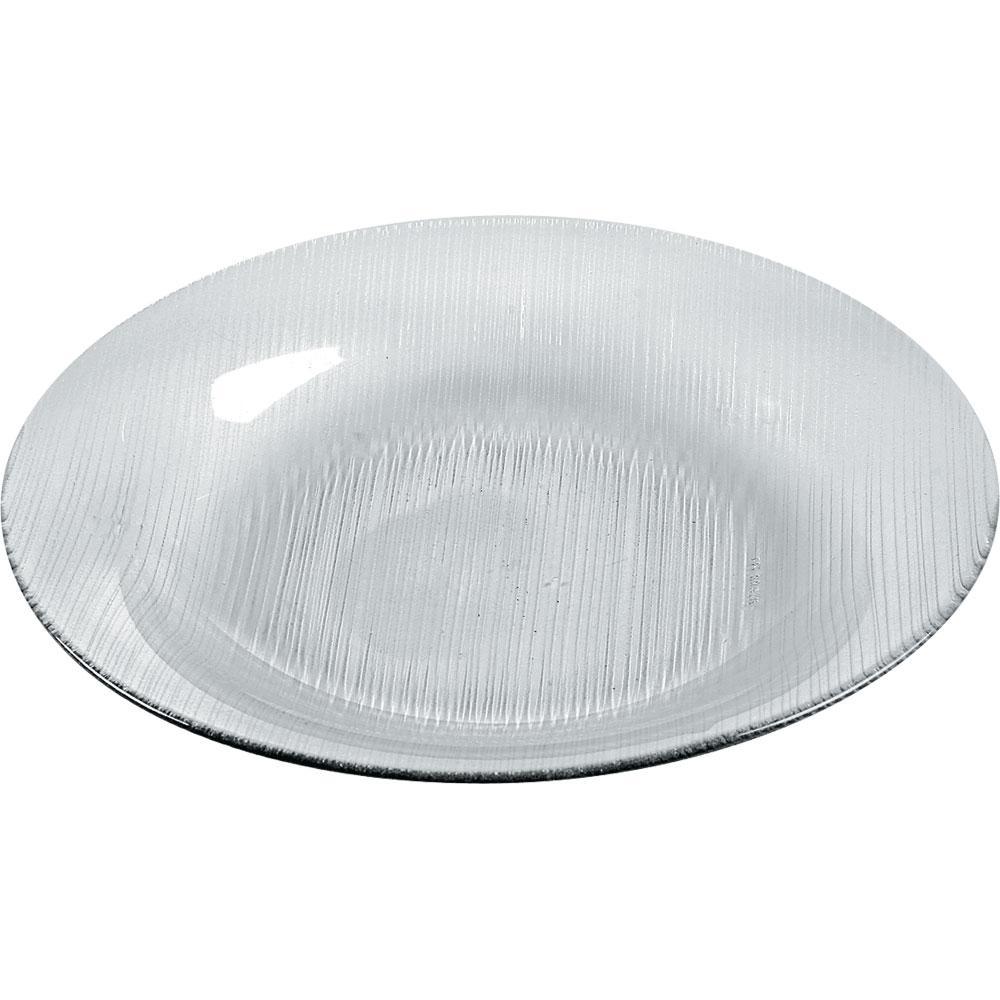 Prato de Vidro Fundo 22cm Diamante Duralex