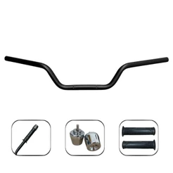 Kit Guidão Preto Manopla Peso Pcx Honda Cbx 250 Twister Cb300 Cbx 200 Cb300F Cb250F