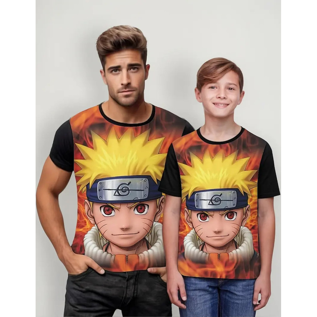 Camisa Camiseta Full 3d Top Kakashi Aktsuki Naruto