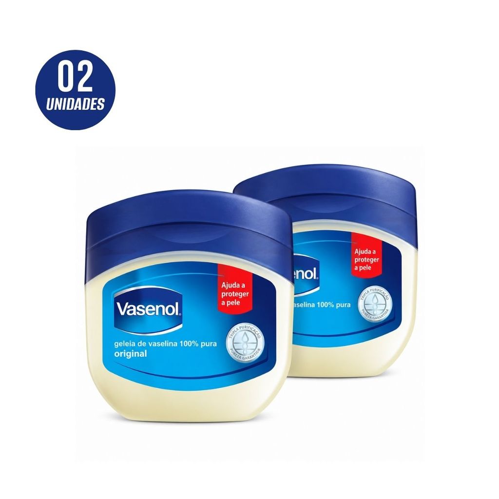 Kit 2 Geléia de Vaselina Vasenol Original 100g