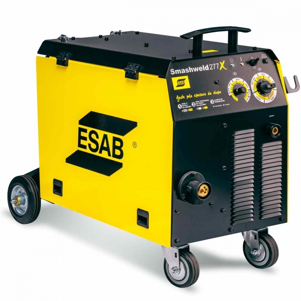 Conjunto de solda mig 250A trifásico Smashweld 277X Esab