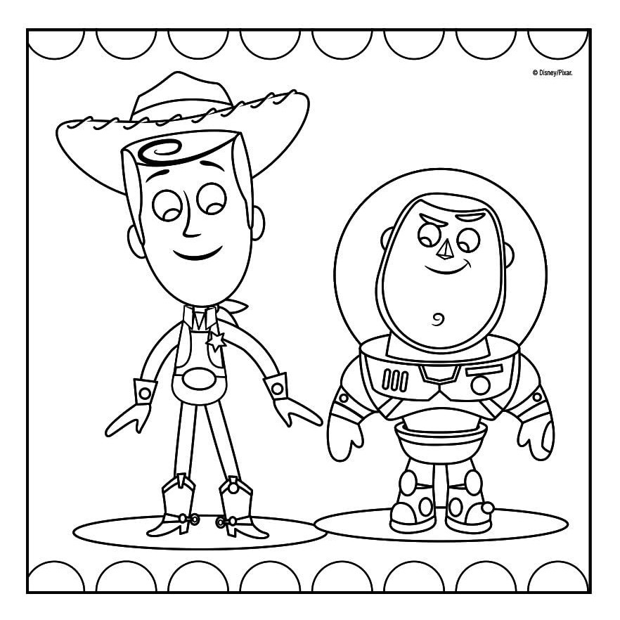 Diversão e Amizade | Toy Story para Colorir · foto 2