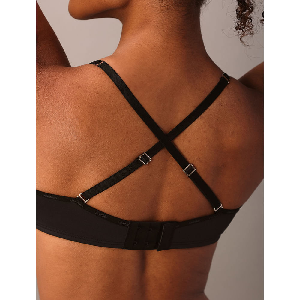 Sutiã Bojo Light Soft Micro Logo Calvin Klein Underwear - Preto — imagem 2 de 2