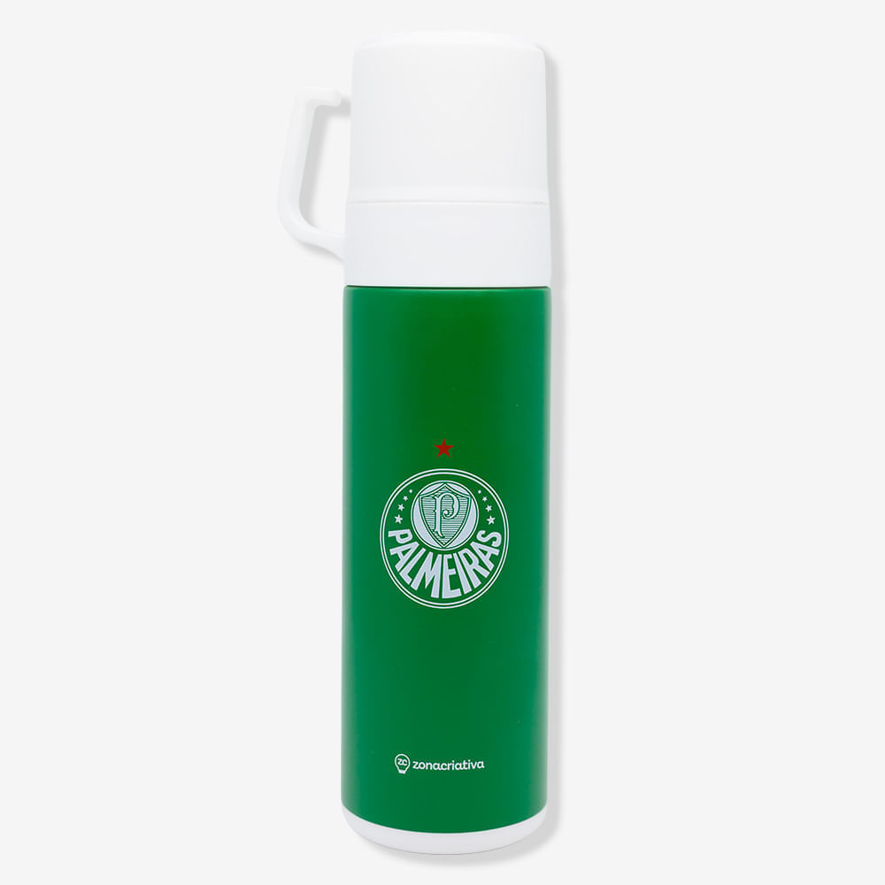 Garrafa Térmica de Café com Tampa Dupla Palmeiras