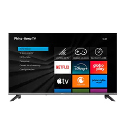 Smart TV LED 40" FullHD Roku Dolby Audio Philco P40CRA