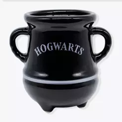 Caneca 3D Poção Hogwarts Prata - Harry Potter