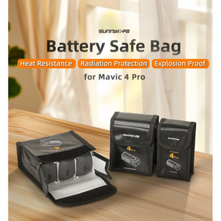 Bolsa de proteção para bateria LiPo de drones, para DJI Mavic 4 Pro. Bolsa à prova de explosão e estojo para armazenamen