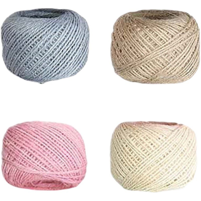 Decoração de bolo corda de cânhamo fina buquê de flores bolo dia dos namorados borda de bolo corda de cânhamo acessórios