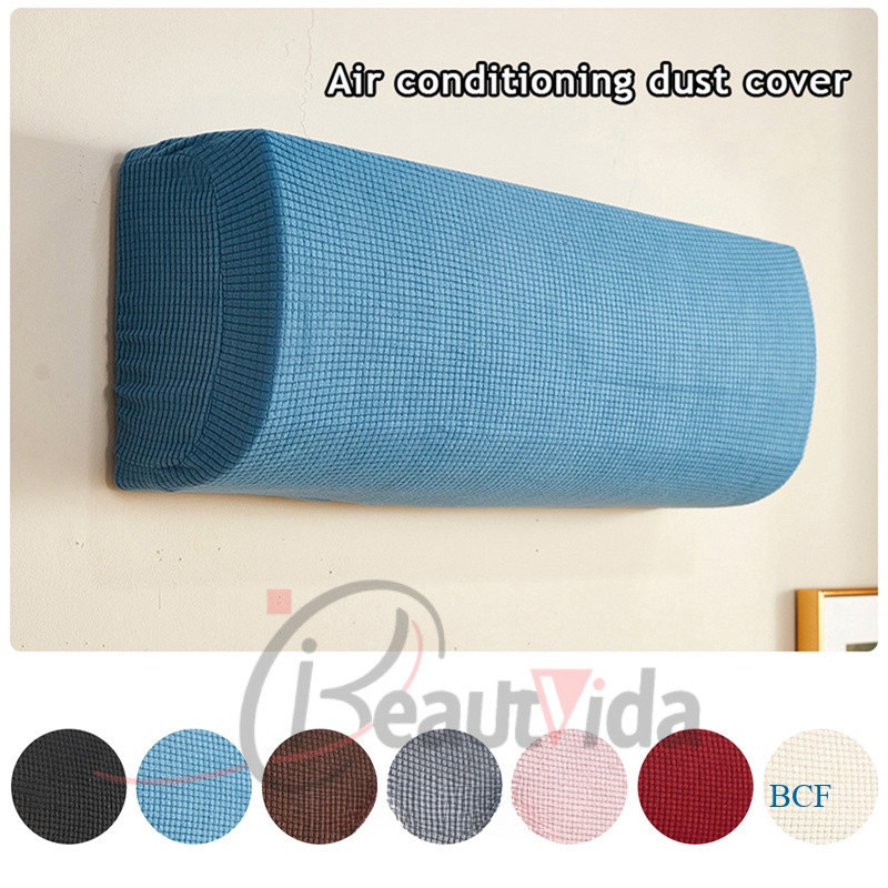 HOULDFR Elasticidade Do Velo Polar Ar Condicionado Cobertura Pó Anti-Protetor De Parede De Limpeza Fácil Decoração De Ca