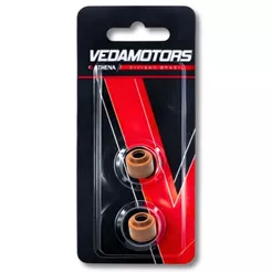Par de Retentores Haste da Válvula Neo 125 / Nmax 160 / Fluo 125 / Xmax 250 Vedamotors