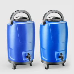 Kit com 2 Botijões Térmicos 12L Incess Blue Invicta