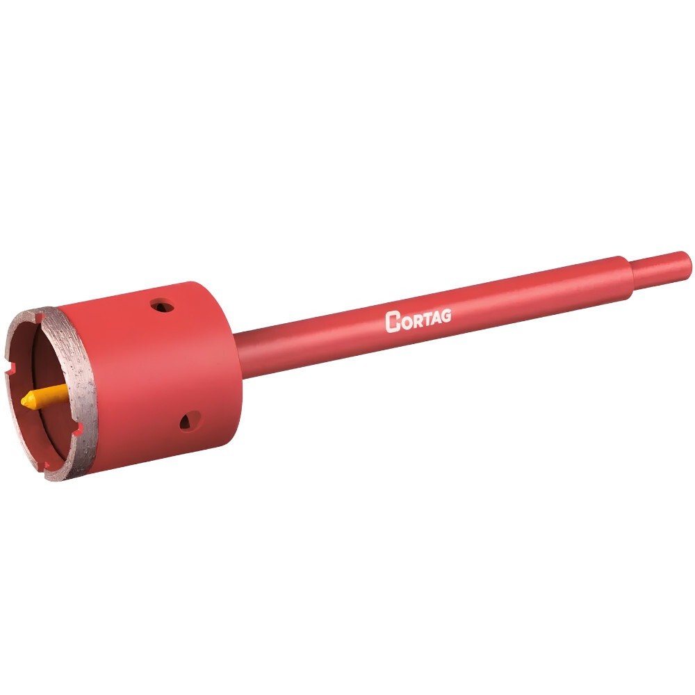 Serra copo diamantada 53 mm com haste de 3/8" 61421 - Cortag