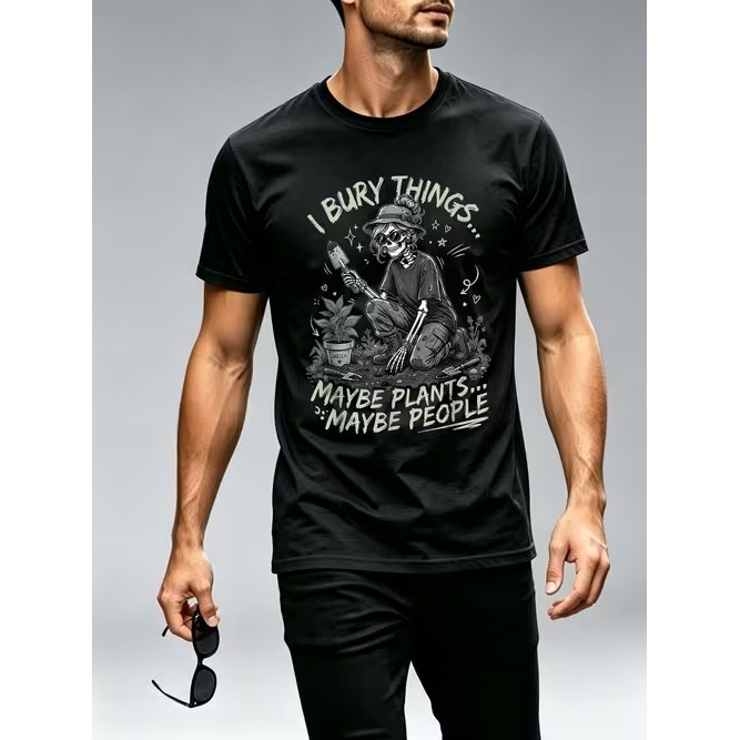 Camiseta Masculina Manga Curta Estampada Divertida Confortável Estilosa Premium para Uso Casual Moda Verão Tendência