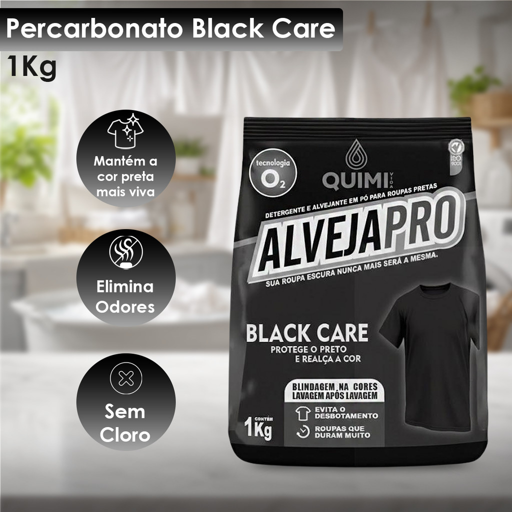 Percarbonato Pó Black Care 1kg Alvejapro — imagem 2 de 2