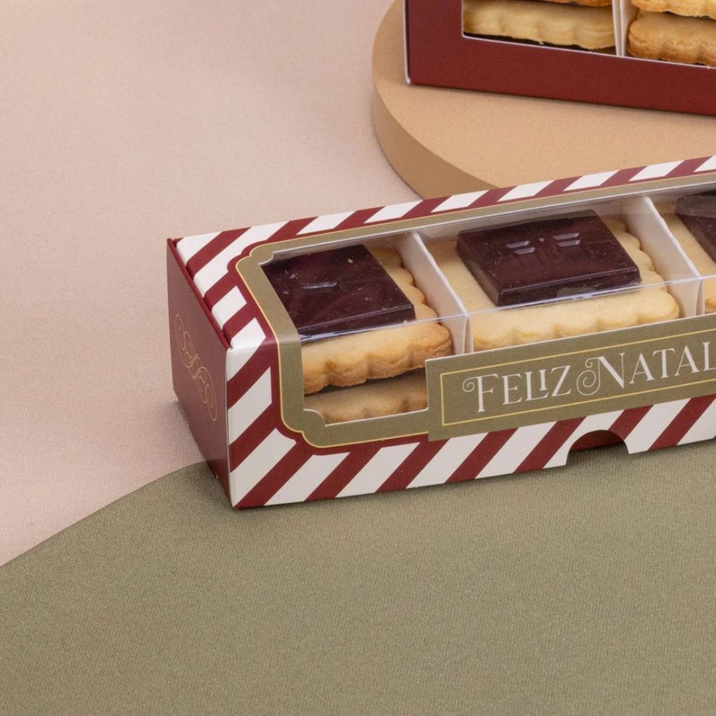 10 CAIXA COM VISOR PARA 9 BISCOITOS PRESENÇA 6319 (JANGO NATAL 2026) — imagem 2 de 2