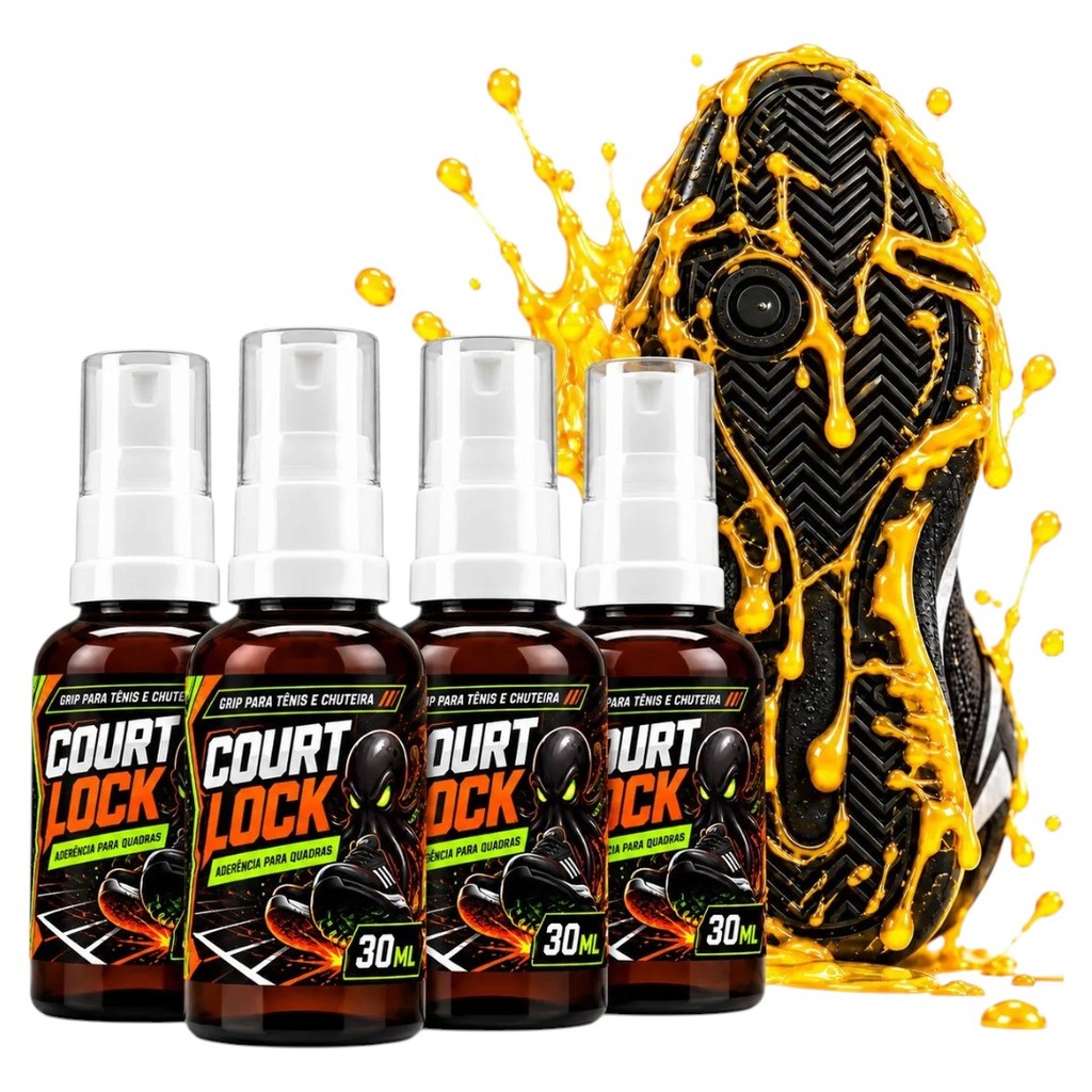 Kit 4 Spray Super Cola Para Tênis Chuteiras Em Salão 30ml Futsal Basquete Vôlei Poulpo Sports