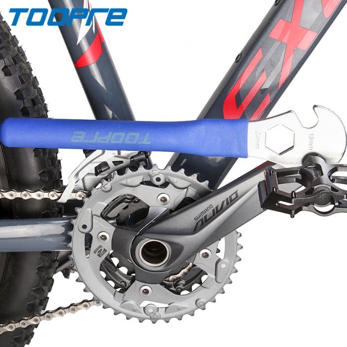Chave de desmontagem do pedal da bicicleta estrada montanha dobrável pedal ferramenta instalação pedal ferramenta desmon